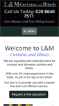 Mobile Screenshot of landmcurtains.co.uk